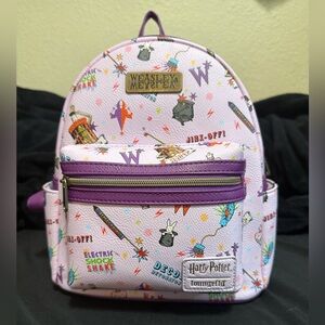 Loungefly Harry Potter Backpack - Pink and Purple